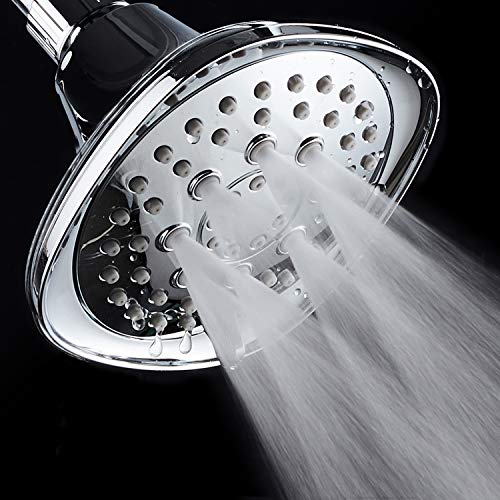 3374-3974-4974 AquaDance Oval Square Style 6-setting High-Pressure Luxury Shower Head