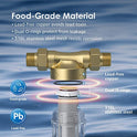 Waterdrop Filtro de agua de sedimentos reutilizable, sistema de prefiltración para toda la casa