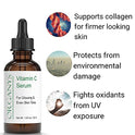 Kiss Uneven Skin Tone Goodbye! Organys 20% Vitamin C Serum w/Hyaluronic & Ferulic Acid For Bright Glowing Skin. Targets Face Eye Wrinkles Dark Sun Age Spots Pores Acne Scars With Anti Aging Benefits