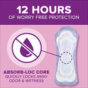 Poise Incontinence Pads, Maximum Absorbency, Regular, 48 Count-PARNET