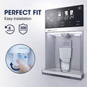 HOMPOWER MWF Filtro de agua de repuesto para frigorífico GE compatible con MWF, MWFA, MWFP, GWF, GWFA, GWF06, Kenmore 9991, 469991 (1 paquete), color blanco