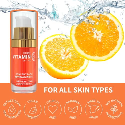 Noche Y Dia Night and Day Vitamin C Revitalizing Concentrate Serum for Face with Bitter Orange, Lemon, & Kiwi Seed 1.02 fl oz