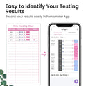 Femometer 50 tiras de prueba de ovulación y 20 tiras de prueba de embarazo Combo Kit,OPK