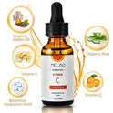 Suero natural de ácido hialurónico de vitamina C para cuidado facial hidratante+antiarrugas+antienvejecimiento+disminuir las líneas finas del cuello (30 ml)