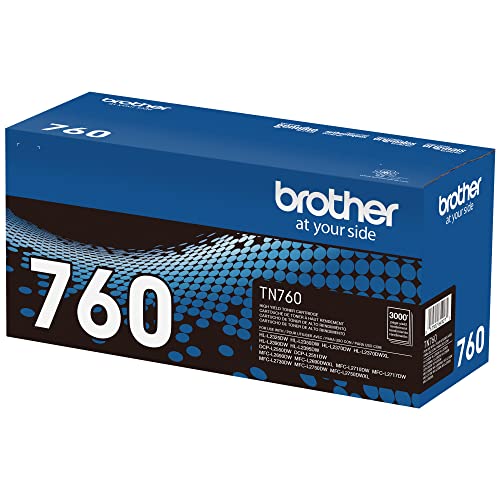 Brother TN730 - Cartucho de tóner Negro de Rendimiento estándar, Rendimiento de páginas de hasta 1.200 páginas, Cartucho de reabastecimiento de Amazon Dash