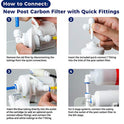 iSpring f10ku 7-stage Alkaline Mineral – Filtro UV Ro sistema 1-Year Fuente Pack Fits rcc7ak-uv rcc1up-ak