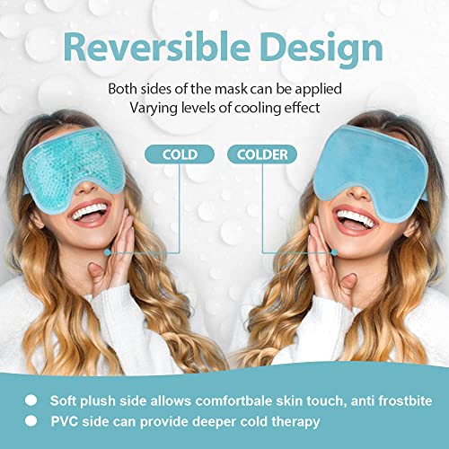 NEWGO Cooling Eye Mask for Migraines and Headache