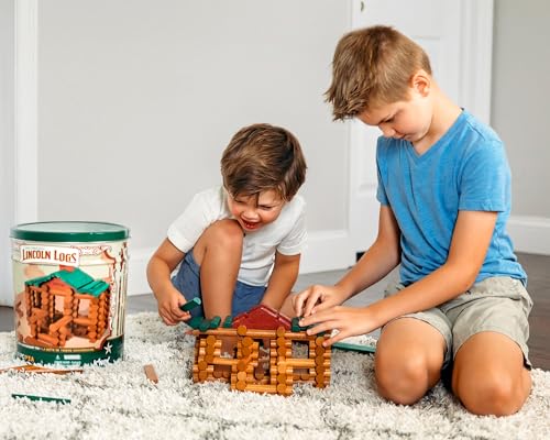 Lincoln Logs 100th Anniversary Set de construcción de lata