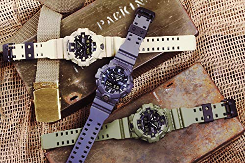 Casio De los hombres 'G Shock' resina de cuarzo reloj Casual, color: gris (modelo: ga-700uc-8acr)