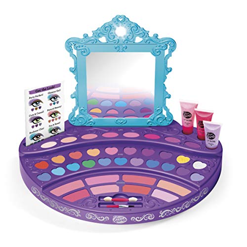 Cra-Z-Art 17551 Shimmer n Sparkle Ultimate Makeup Designer Lighted Mirror Table Top Vanity, Multicolor