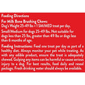 Milk-Bone Fresh Breath Cepillado Mastica golosinas dentales diarias para perros, reduce la acumulación de sarro, mantiene las encías saludables