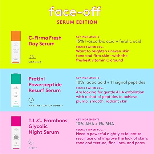 Drunk Elephant C-Firma Day Serum. Brightening and Tightening Gluten-Free Face Serum with 15 Percent Ascorbic Acid (1 ounce)