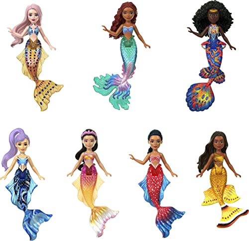 Mattel Disney Princess Scallop - Juego de Cuentos pequeños con diseño de Sirena