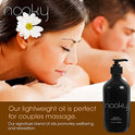 Nooky Massage Oil with 100% Premium Natural Ingredients. Relaxing Essential and Sweet Almond Oils for Massaging 16oz