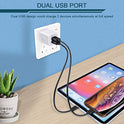 USB Wall Charger, [2-Pack] 5V/2.1AMP AILKIN 2-Port USB Wall Charger Home Travel Plug Power Adapter Charging Box for iPhone 14 13 12 Pro MAX Mini SE 11 11Pro XS XR X 8 Plus, Samsung Galaxy, LG, Moto