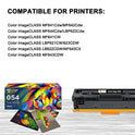 Toner Bank Cartucho de tóner compatible de repuesto para Canon 054 054H CRG-054 Color ImageCLASS MF644Cdw MF642Cdw LBP622Cdw MF641Cw MF644 (negro, cian, magenta, amarillo, paquete de 4)