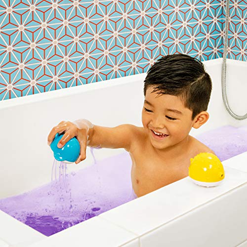 Munchkin® Color Buddies™ - Tabletas hidratantes para baño y 2 dispensadores de juguetes, 20 tabletas