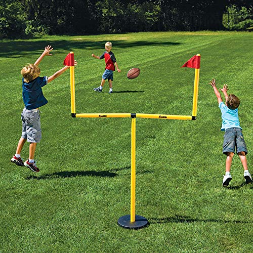 Franklin Sports - Juego de portería de fútbol Juvenil para niños con Mini fútbol, Divertido portería de fútbol para Todas Las Edades, fácil Montaje, Altura Ajustable, Base ponderada