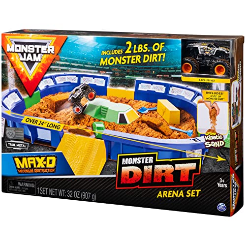 Monster Jam Set de Juego Monster Dirt, Arena de Playa