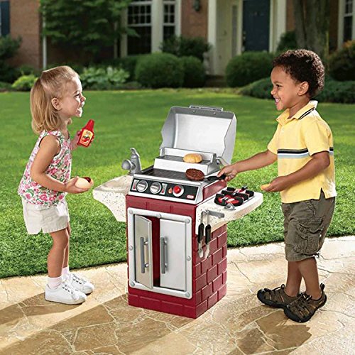 Little Tikes Backyard Barbeque Get out 'N Grill Juego de parrillada