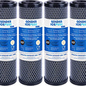 Filtro de agua de carbón activado por sinterización para toda la casa Gold Icepure, 10 pulgadas, compatible con Dupont WFPFC8002, WFPFC9001, Culligan P5-D, Filtrete mpr1000, WHCF-WHWC