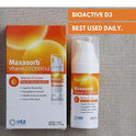 Vita Sciences Vitamin D3 Skin Cream - 2000IU Maxasorb D3 Lotion - 1.7 Fl Oz by Vita Sciences