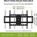 USX MOUNT Soporte de pared para TV movimiento completo