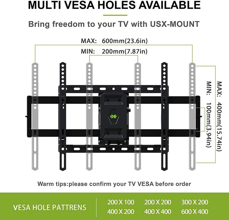 USX MOUNT Soporte de pared para TV movimiento completo