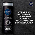 NIVEA MEN Jabón Líquido Corporal 3 en 1 para Cuerpo, Rostro y Cabello, Active Clean Body Wash Antibacterial, 500 ml