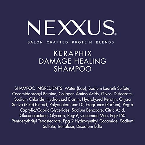 Nexxus Keraphix Shampoo, for Damaged Hair 13.5 oz