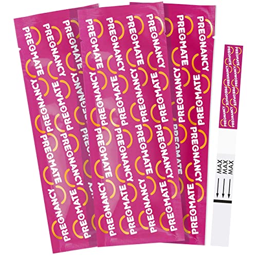 PREGMATE 25 Pregnancy HCG Test Strips One Step Urine Test Strip Combo Predictor Kit Pack (25 HCG) by PREGMATE