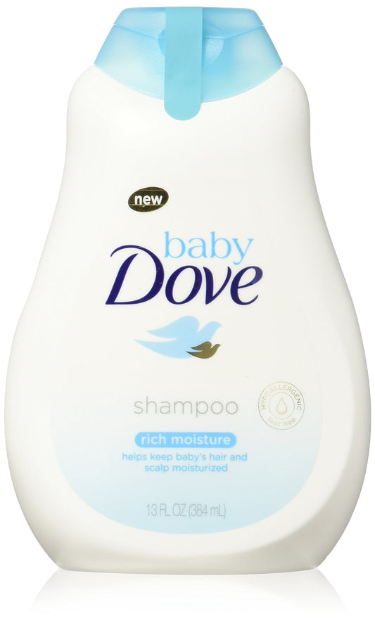 Baby Dove Tear FreeShampoo, Rich Moisture, 13 oz, 3 count