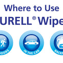 PURELL Advanced Instant Hand Sanitizer – Tamaño de viaje, Jelly Wrap Portable Sanitizer Botellas, verano Scents – (1 oz, pack de 24)