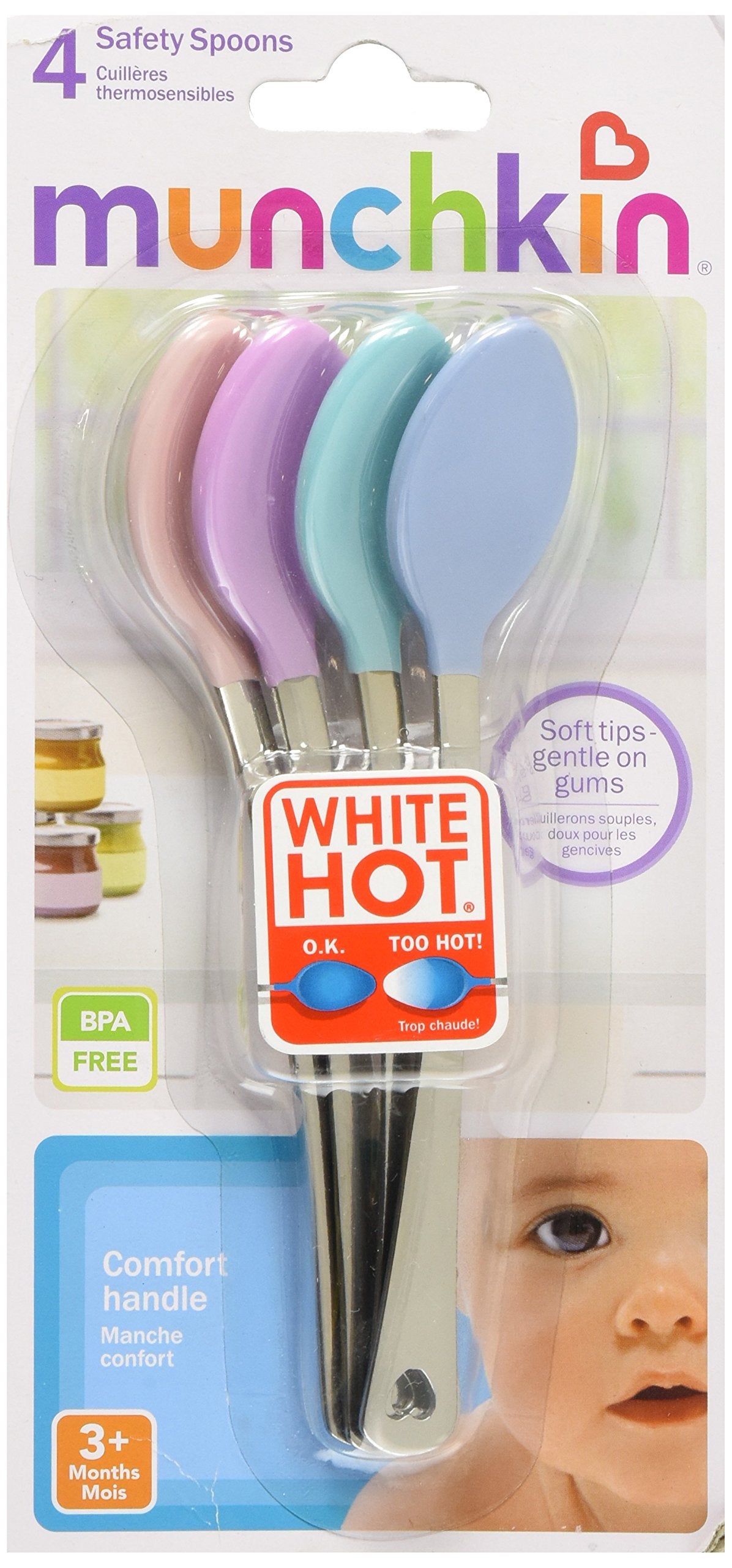 Munchkin Cucharas, 4 piezas, multicolor