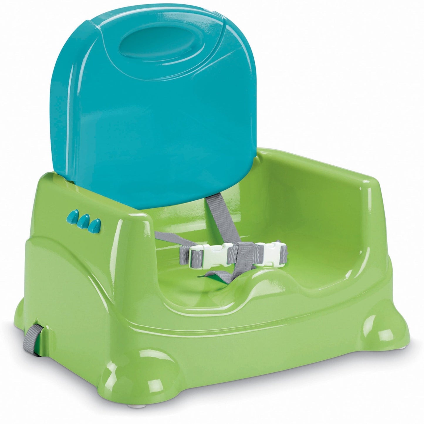 Fisher-Price Healthy Care Booster Seat, Green/Blue